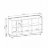Aparador YASUMI com 3 portas (147x82x39)