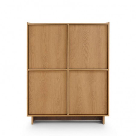 Móvel bar YASUMI com 4 portas (98x124x39)