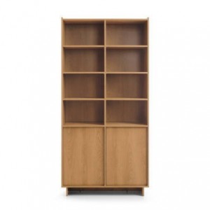 Elemento prateleiras YASUMI com 2 portas (98x201x39)