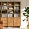 Elemento prateleiras YASUMI com 2 portas (98x201x39)