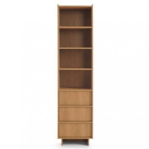 Elemento prateleiras YASUMI com 3 gavetas (50x201x39)