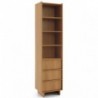 Elemento prateleiras YASUMI com 3 gavetas (50x201x39)