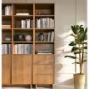 Elemento prateleiras YASUMI com 3 gavetas (50x201x39)
