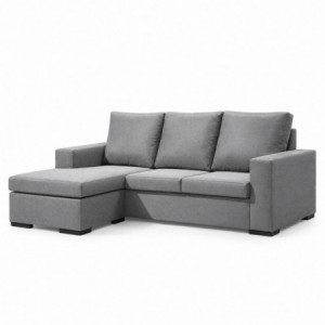 Sofá chaise long reversível SANTORO com 2 lugares (190x150cm)