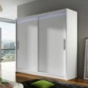 Roupeiro LONDON I com 2 portas de correr e LED (180x215x58)