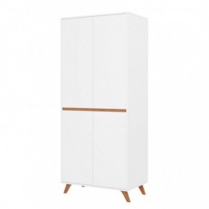 Roupeiro GRAKODA com 2 portas de bater (80x197x52)
