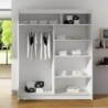 Roupeiro WESTA I com 2 portas de correr (150x200x58)