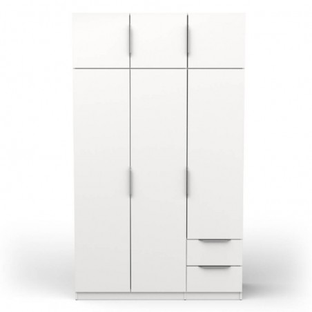 Roupeiro GHOST com 6 portas de bater e 2 gavetas (119,4x203x51,1)