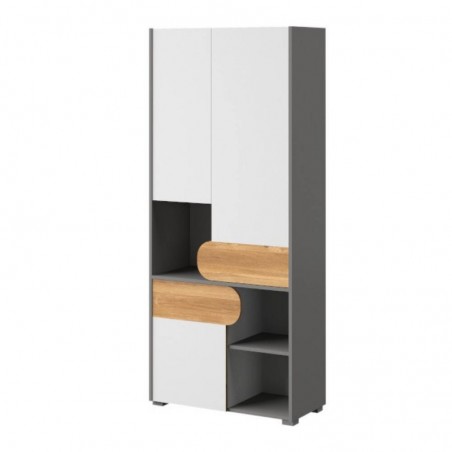 Roupeiro CARINI com 3 portas de bater (80x189x38)