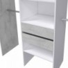 Armário closet TIDY com 2 gavetas (202x179x50)
