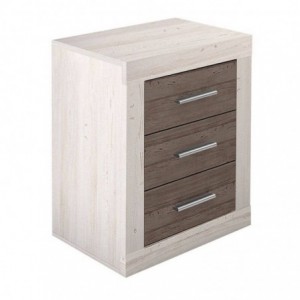 Pack 2 Mesas de Cabeceira Sara (Canyon Pine/Sonoma Oak Truffle)