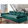 Sofá dupla chaise JUPITER com 2 lugares, cama e baú (340x160cm)
