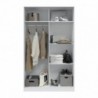 Roupeiro INDIRA com 2 portas de correr (120x200x50)