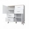 Móvel bar SANNA com 2 portas e 4 gavetas (110x119x45)