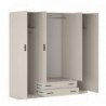 Roupeiro RAPID com 4 portas e 2 gavetas (199x208x51)
