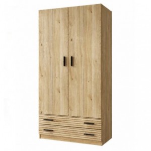 Roupeiro RAPID com 2 portas e 2 gavetas (100x208x51)