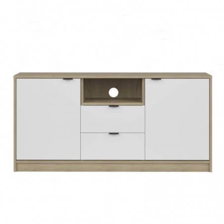 Aparador NEPON com 2 portas e 2 gavetas (129x63x41)