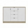 Aparador NEPON com 2 portas e 4 gavetas (118x83x33)