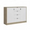 Aparador NEPON com 2 portas e 4 gavetas (118x83x33)