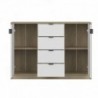 Aparador NEPON com 2 portas e 4 gavetas (118x83x33)