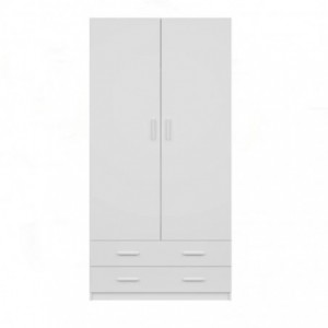 Roupeiro MUPO com 2 portas de bater e 2 gavetas (100x200x51)