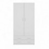Roupeiro MUPO com 2 portas de bater e 2 gavetas (100x200x51)