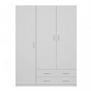 Roupeiro MUPO com 3 portas de bater e 2 gavetas (150x200x51)