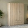 Roupeiro MUPO com 3 portas de bater e 2 gavetas (150x200x51)