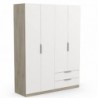 Roupeiro GHOST com 4 portas de bater e 2 gavetas (157x203x51,4)