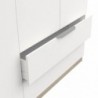 Roupeiro GHOST com 4 portas de bater e 2 gavetas (157x203x51,4)