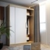 Roupeiro SARA com 2 portas de correr (160x215x56,4)