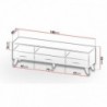 Base TV SANNA com 3 gavetas (180x53x40)