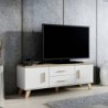 Base TV SANNA com 2 portas e 2 gavetas (140x53x40)
