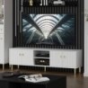 Base TV PIANO com 4 portas (165x50x40)