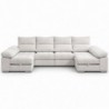 Sofá dupla chaise long GALA com cama e baú (334x170cm)