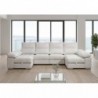 Sofá dupla chaise long GALA com cama e baú (334x170cm)