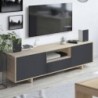 Base TV ZAIRA com 3 portas (150x46x41)