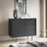 Aparador RAVEN com 1 porta e 3 gavetas (97x83x38)