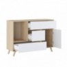 Aparador WIND com 1 porta e 3 gavetas (119x85x36)