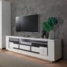 Base TV BELLARIVA LACADA com 2 portas e luz LED (170x50x40)