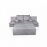 Sofá chaise Long reversível modular CAPADÓCIA com cama e baú (265x140cm)