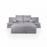 Sofá chaise Long reversível modular CAPADÓCIA com cama e baú (265x140cm)