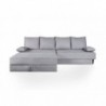 Sofá chaise Long reversível modular CAPADÓCIA com cama e baú (265x140cm)
