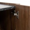 Aparador TEWOS com 2 portas e 3 gavetas (160x78x37)