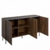 Aparador TEWOS com 3 portas (144x78x37)