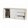 Aparador BROOKLYN com 2 portas e 3 gavetas (154x74x41)