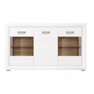 Aparador MARCUS com 3 portas e luz LED (151,5x91x38)