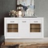 Aparador MARCUS com 3 portas e luz LED (151,5x91x38)