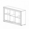 Aparador MARCUS com 3 portas e luz LED (151,5x91x38)