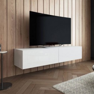 Base TV SLIDE 150 suspensa com 2 portas (150x30x40)